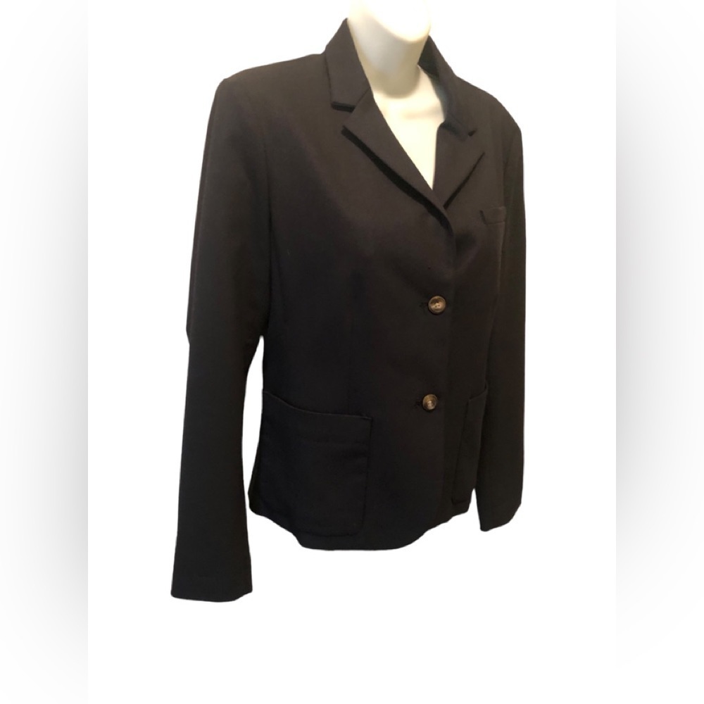 Gap The Classic Academy Uniform Blazer Sz. 12 Navy Blue 2 Button Pockets Lined